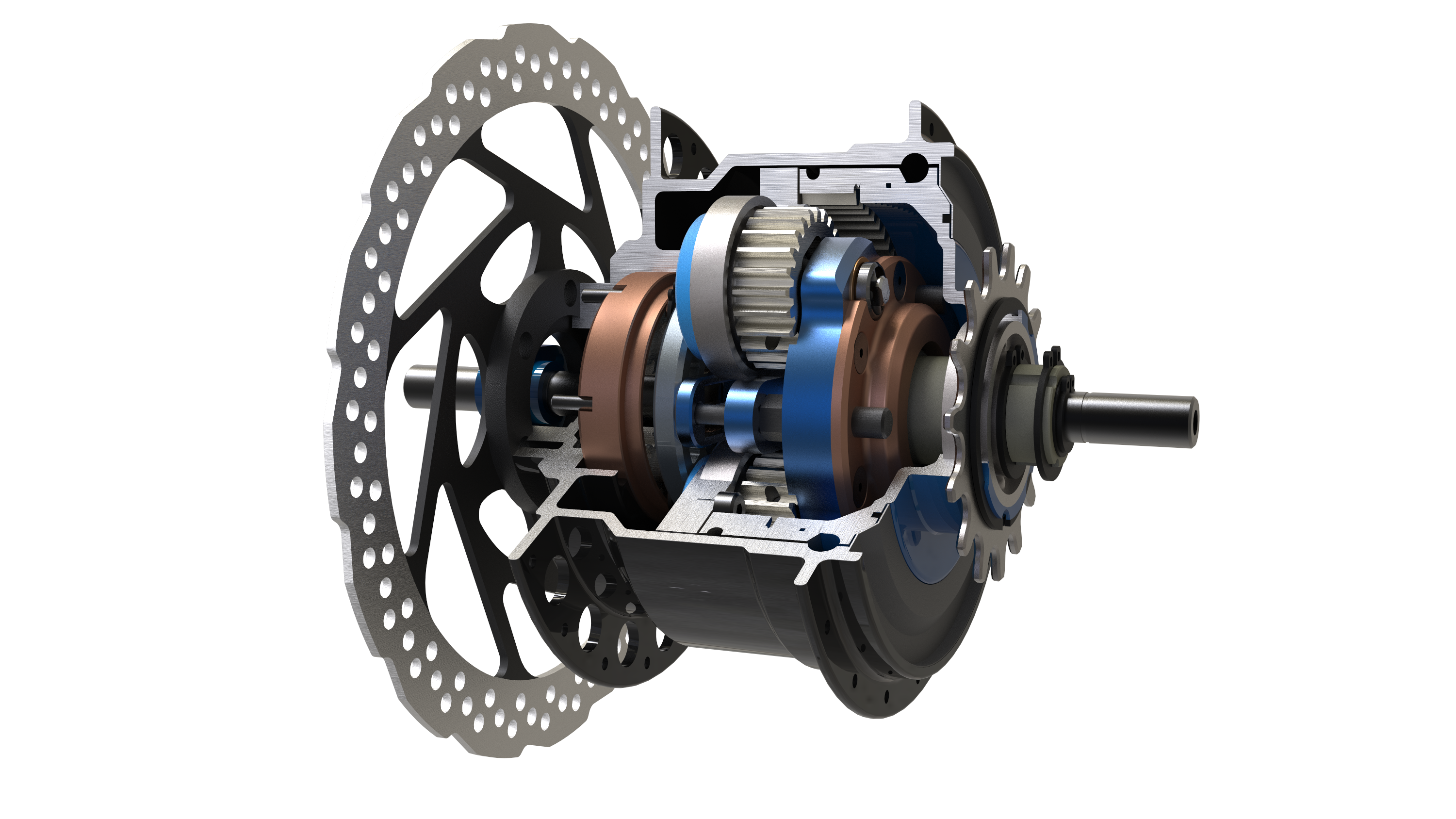 E-bike hub transmission